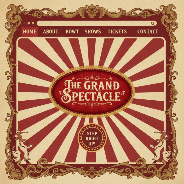 Vintage Circus Poster