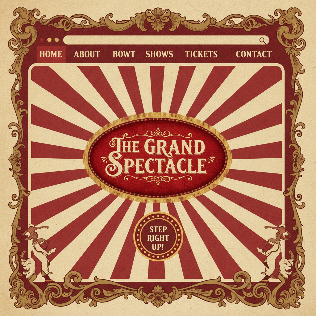 Vintage Circus Poster