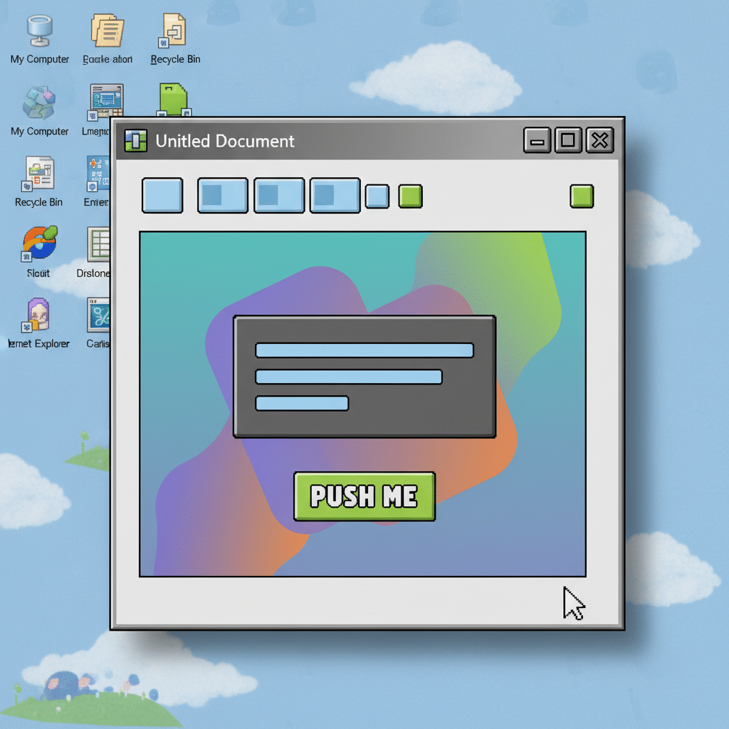 Windows 98 Aesthetic