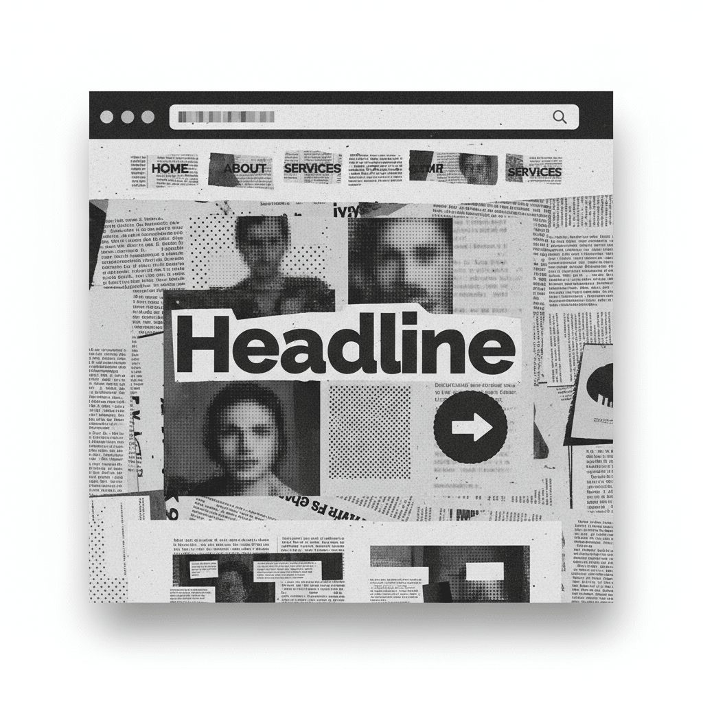 Newspaper Collage