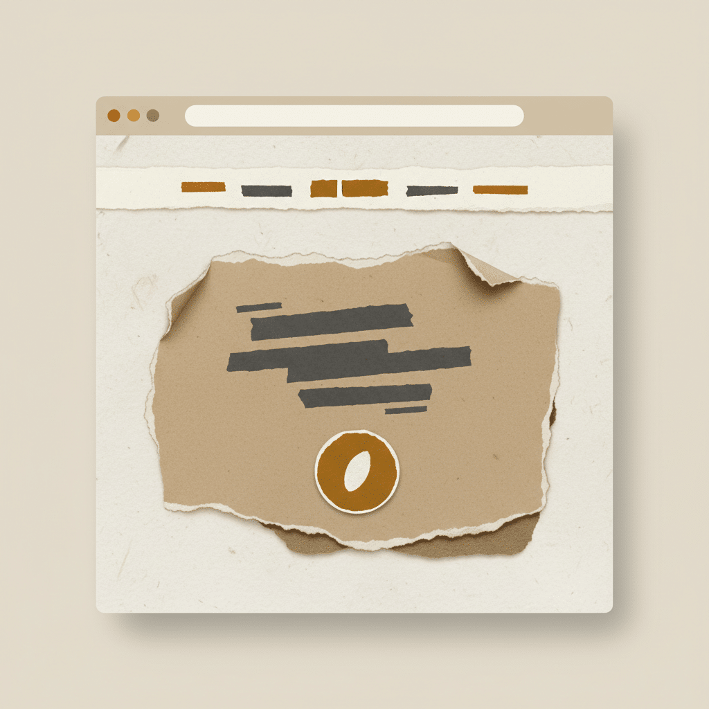 Torn Paper Poster