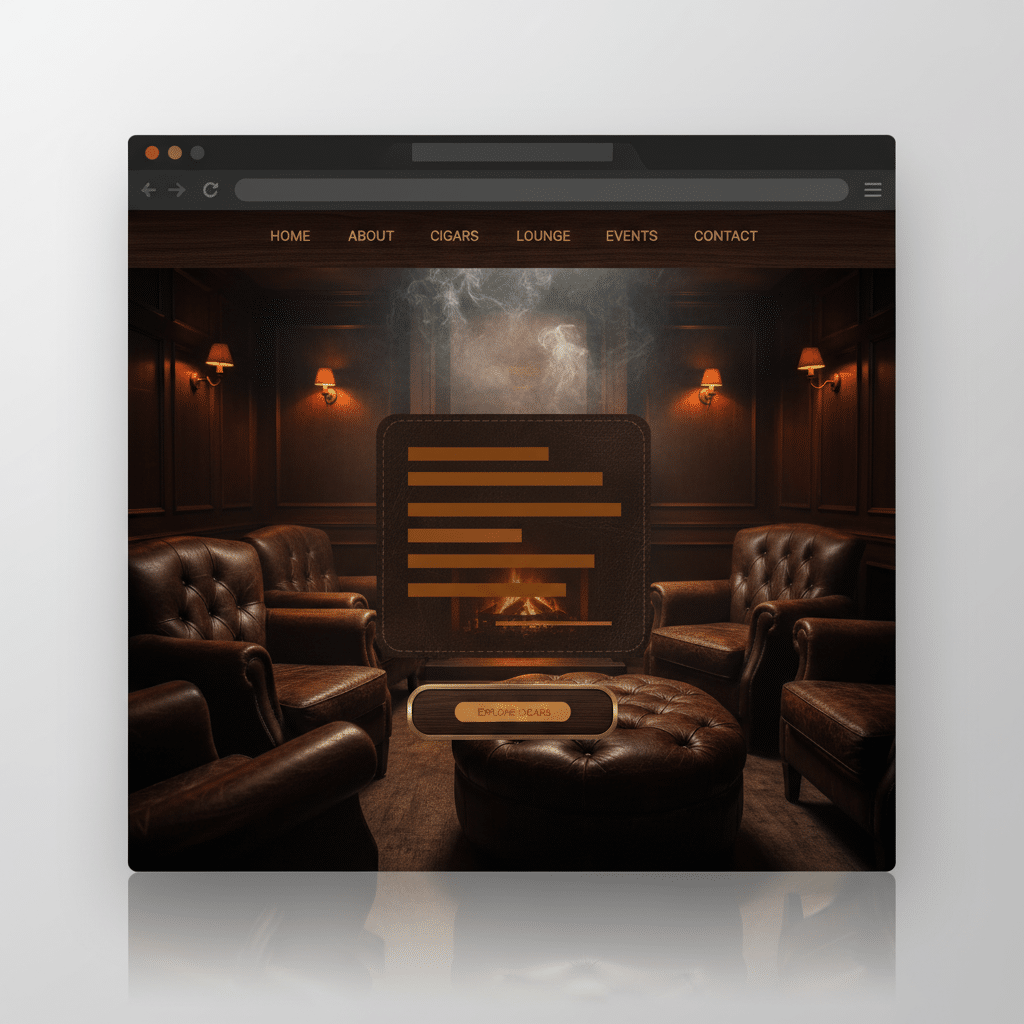 Cigar Lounge Aesthetic