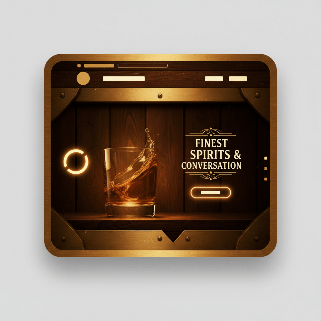 Whiskey Lounge Aesthetic